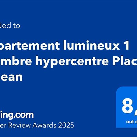 Appartement Lumineux 1 Chambre Hypercentre Place St Jean Valence  Kültér fotó